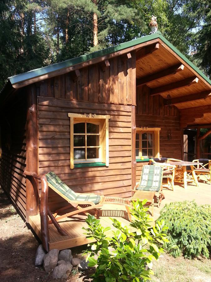 Holzhaus Waldwichtel Am Wald Und See Neuruppin Dış mekan fotoğraf