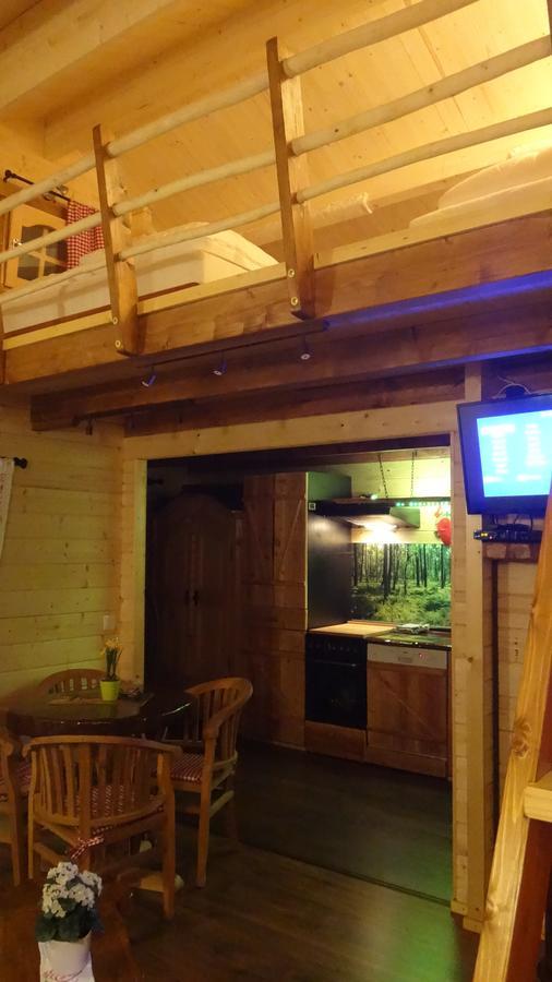 Holzhaus Waldwichtel Am Wald Und See Neuruppin Dış mekan fotoğraf