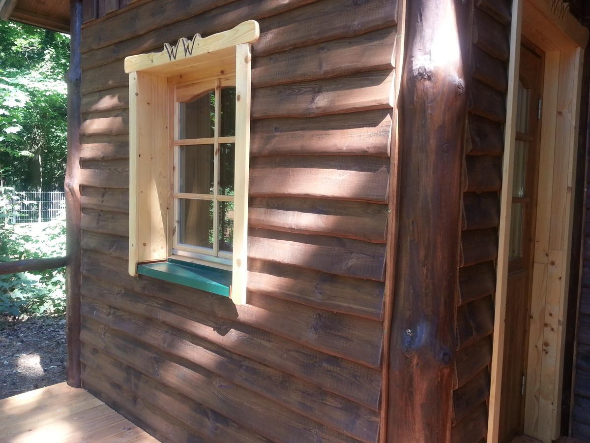 Holzhaus Waldwichtel Am Wald Und See Neuruppin Dış mekan fotoğraf